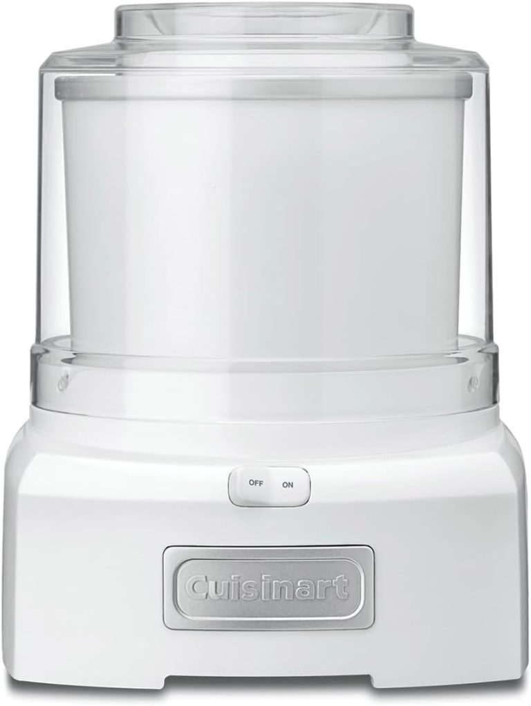 Cuisinart Cool Scoops sorbetière, machine à glace et sorbet maison, bol de barattage 1.4L, ICE21