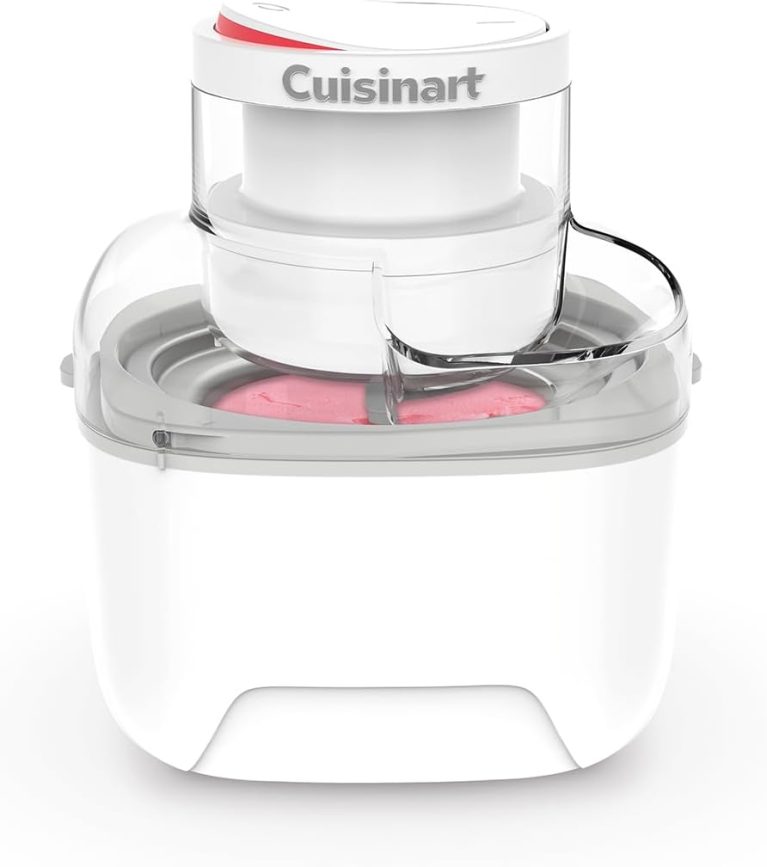 Cuisinart Sorbetière Solo Scoops, Machine à glace et crème glacée maison prêtes en 25 minutes, ICEM10
